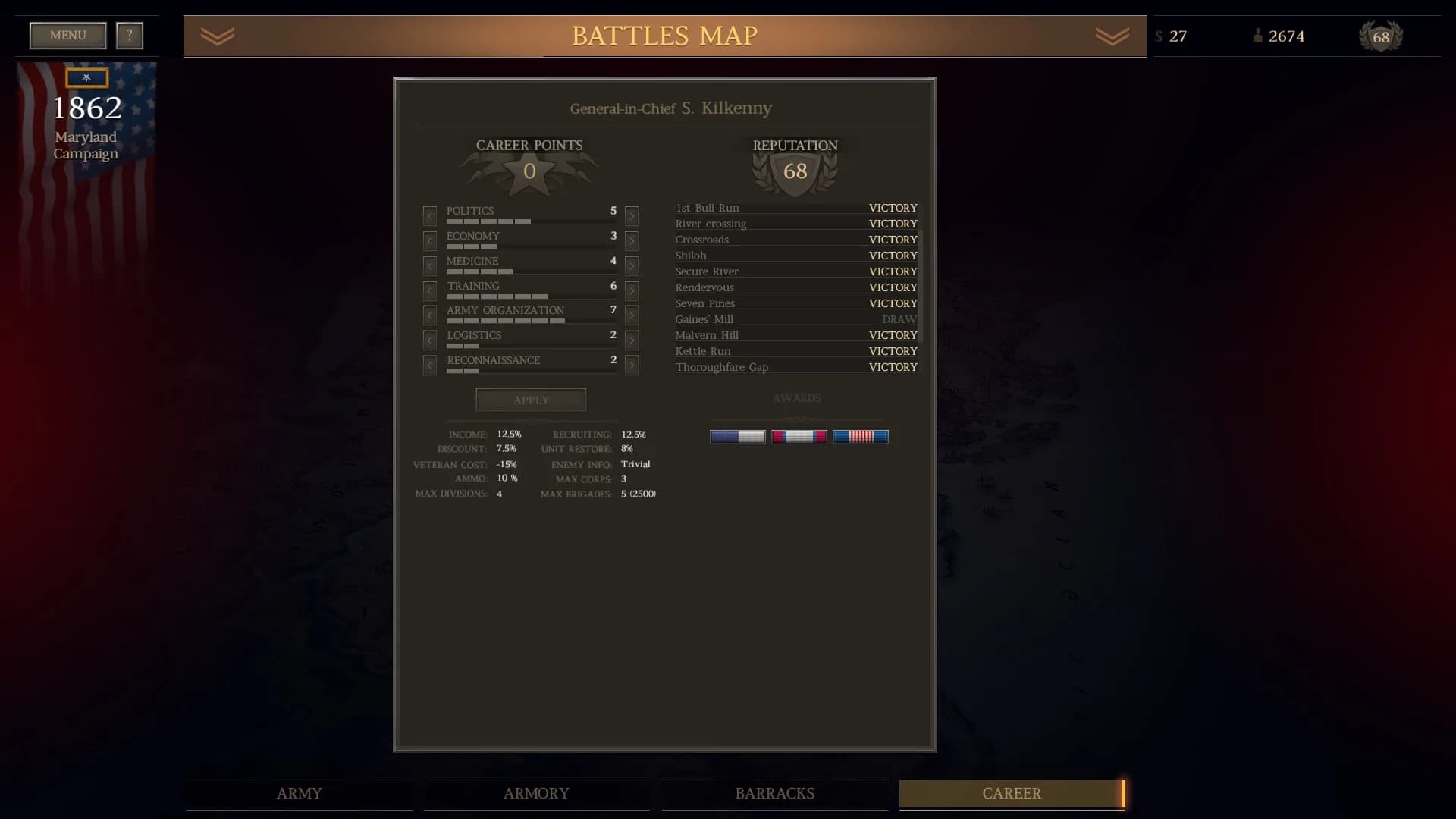 Ultimate General: Civil War görsel 7