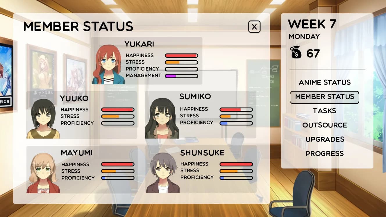 Anime Studio Simulator görsel 9