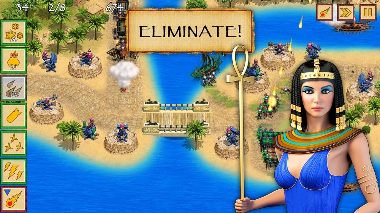 Defense of Egypt: Cleopatra Mission görsel 2