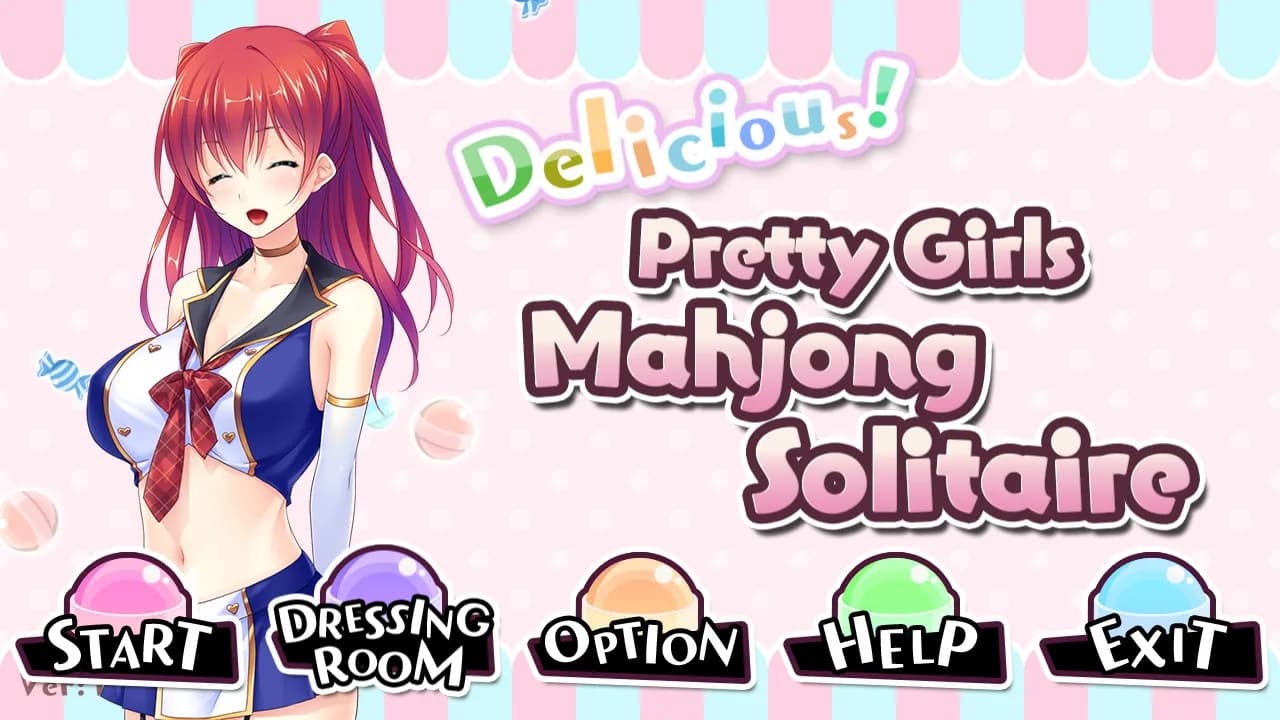 Delicious! Pretty Girls Mahjong Solitaire görsel 2