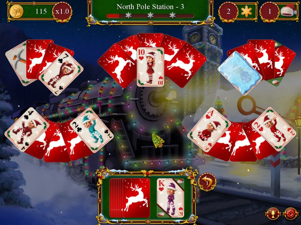 Santa's Christmas Solitaire görsel 3