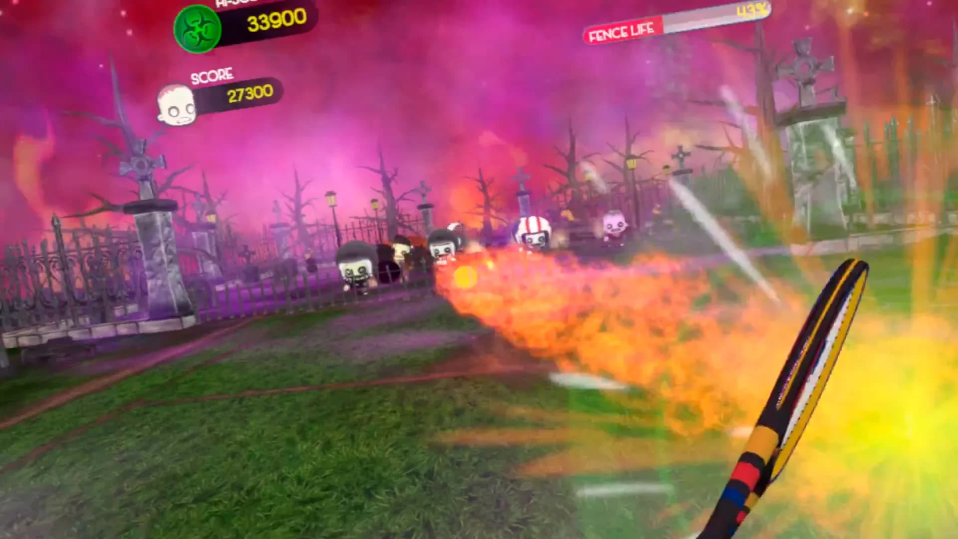 Smoots Tennis Survival Zombie görsel 2