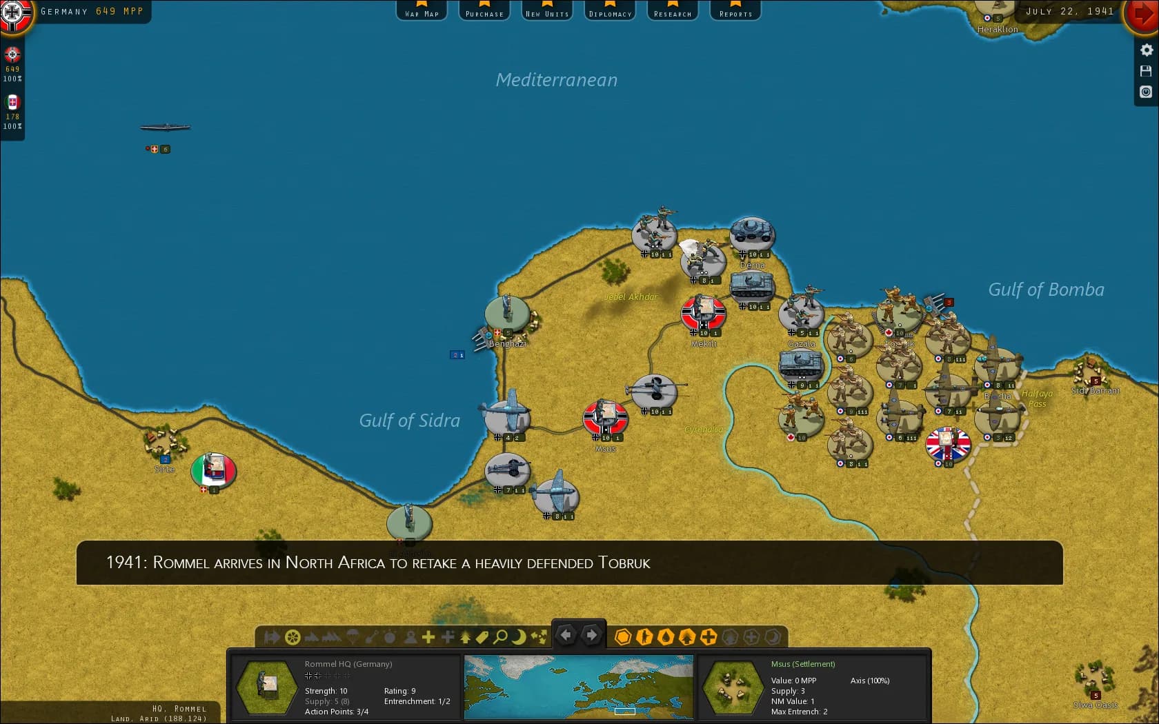 Strategic Command WWII: War in Europe görsel 8