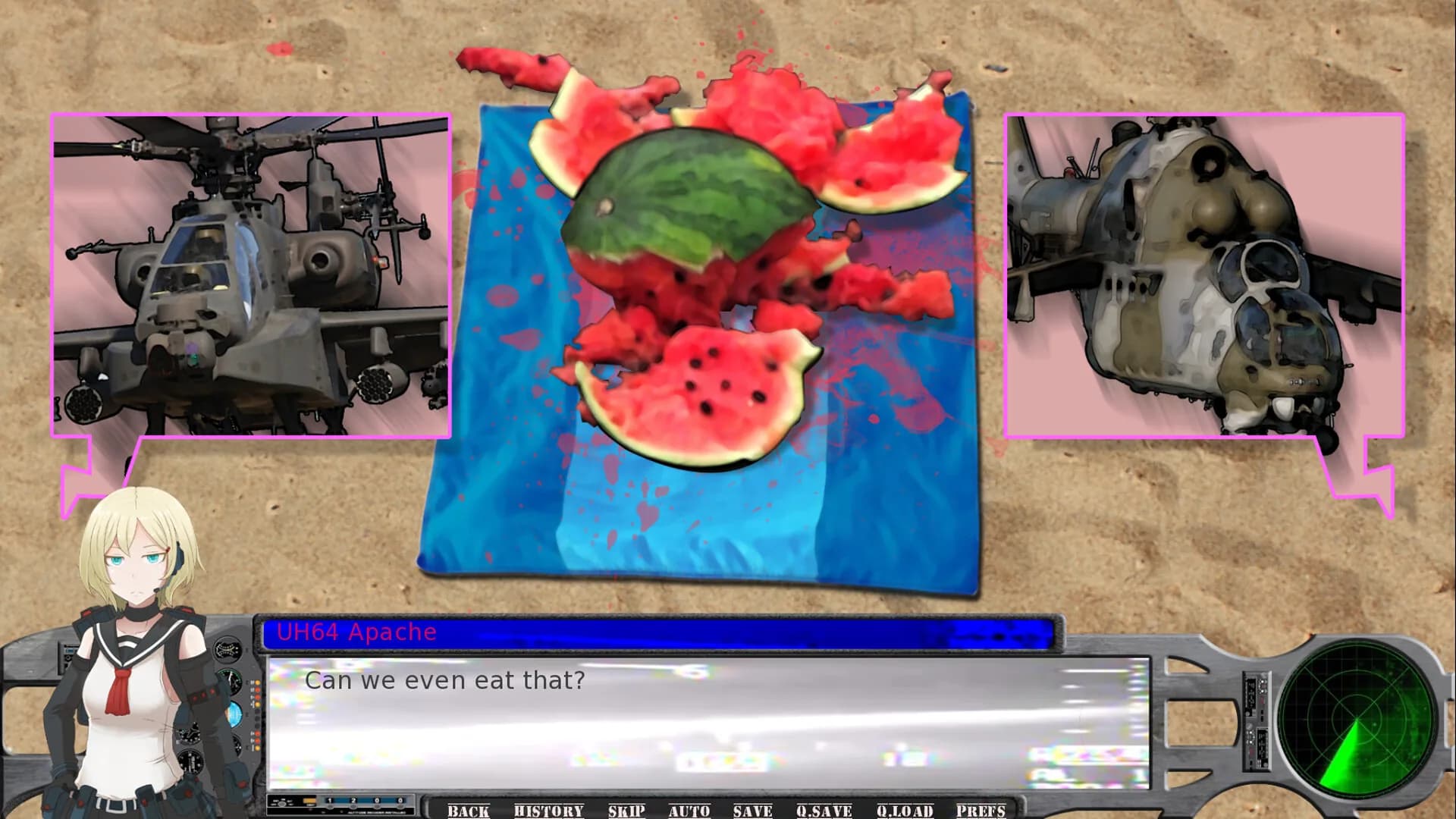 Attack Helicopter Dating Simulator görsel 2