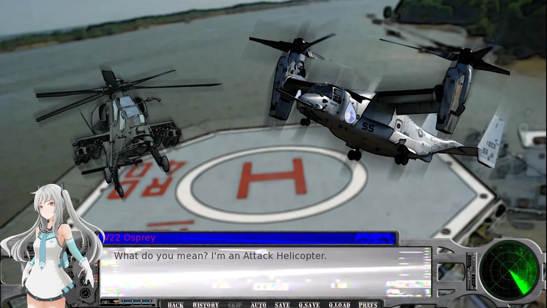 Attack Helicopter Dating Simulator görsel 3