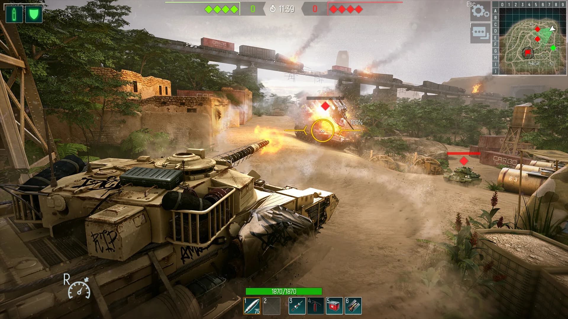 Tank Force: Çevrimiçi Nişancı Oyunu görsel 4