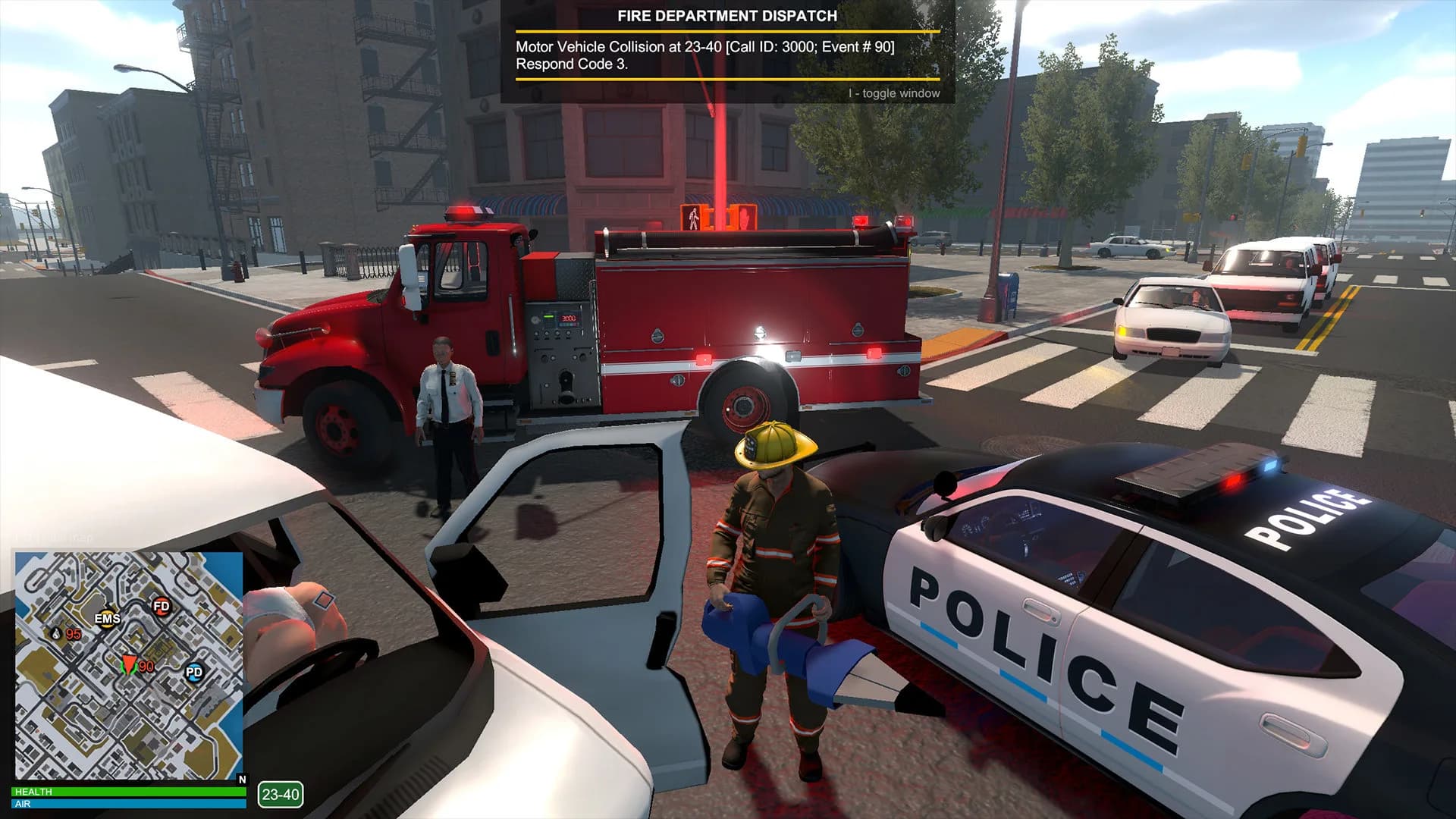 Flashing Lights - Police, Firefighting, Emergency Services (EMS) Simulator görsel 21