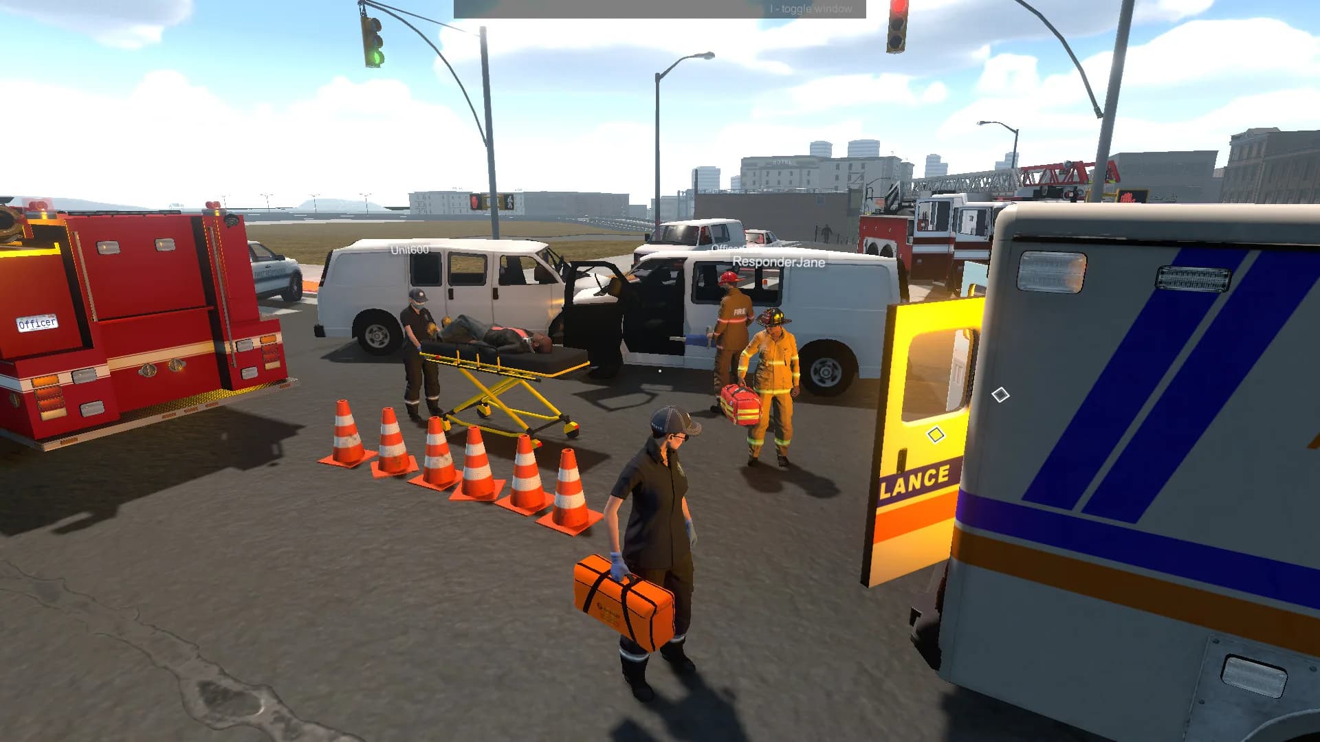 Flashing Lights - Police, Firefighting, Emergency Services (EMS) Simulator görsel 4