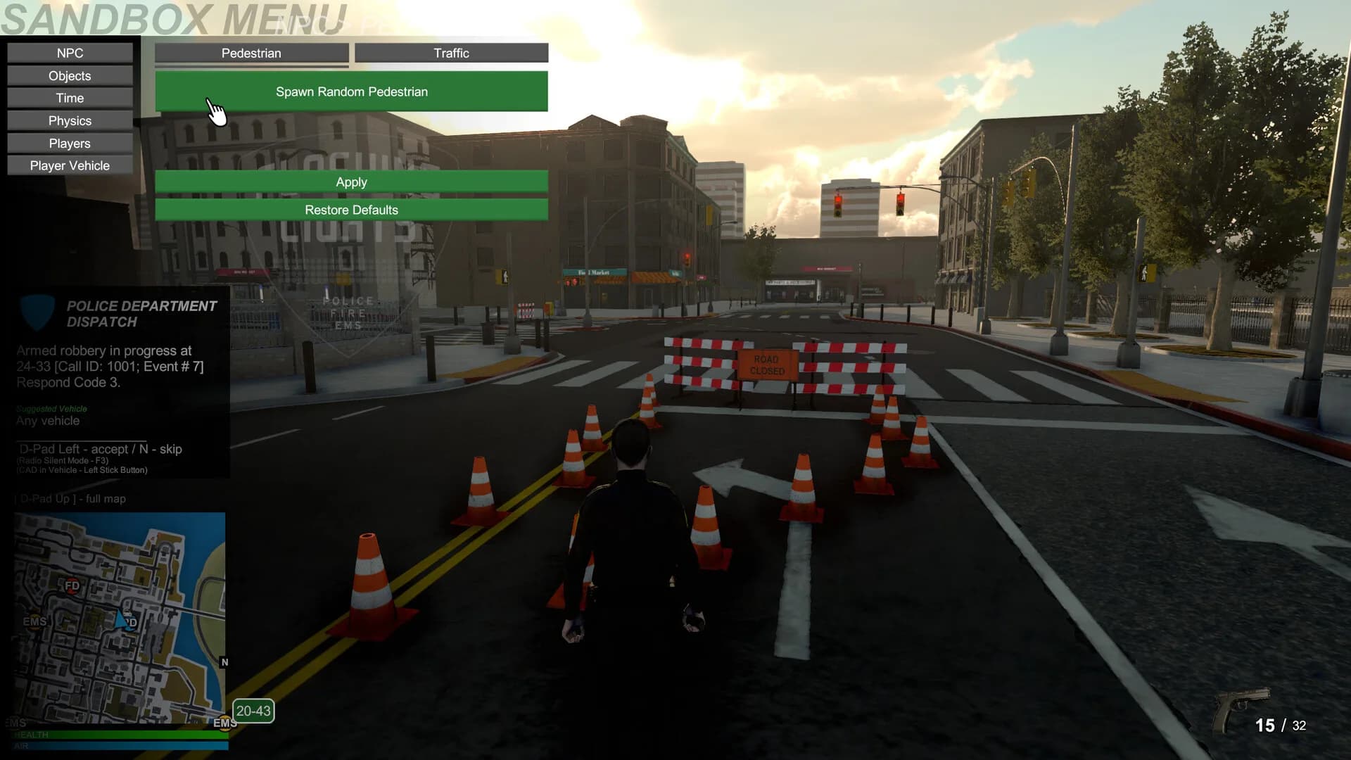 Flashing Lights - Police, Firefighting, Emergency Services (EMS) Simulator görsel 5