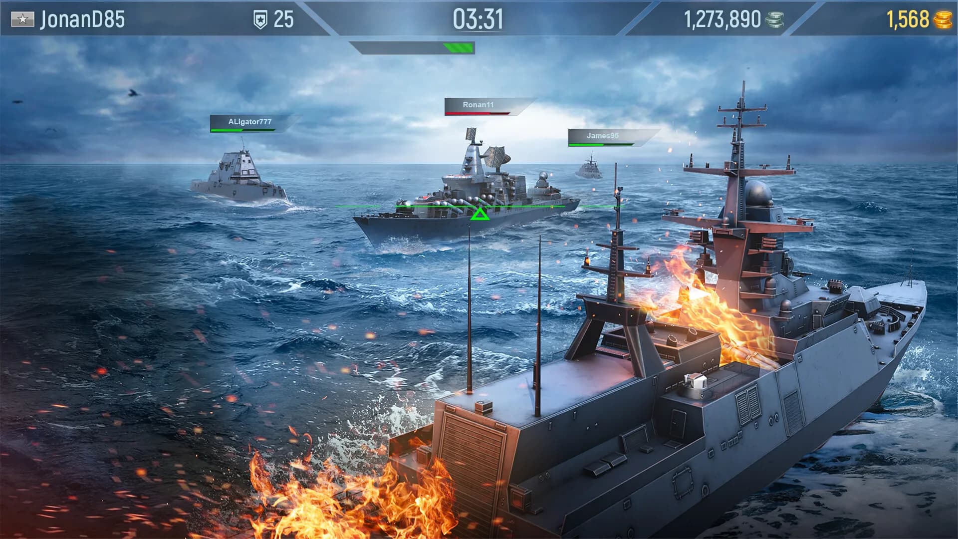 Naval Armada: Deniz savaşı, Savaş gemileri görsel 2