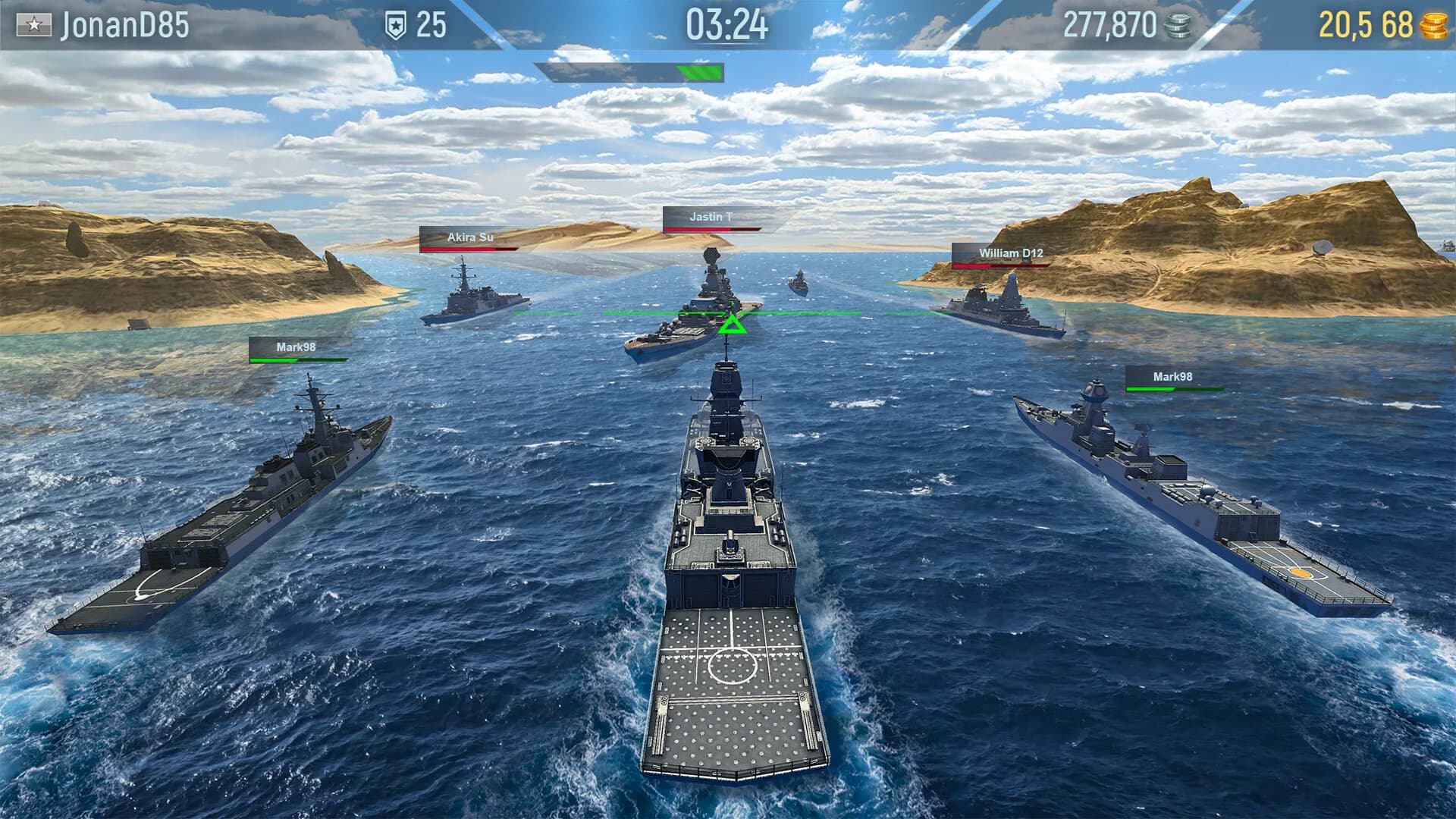 Naval Armada: Deniz savaşı, Savaş gemileri görsel 3