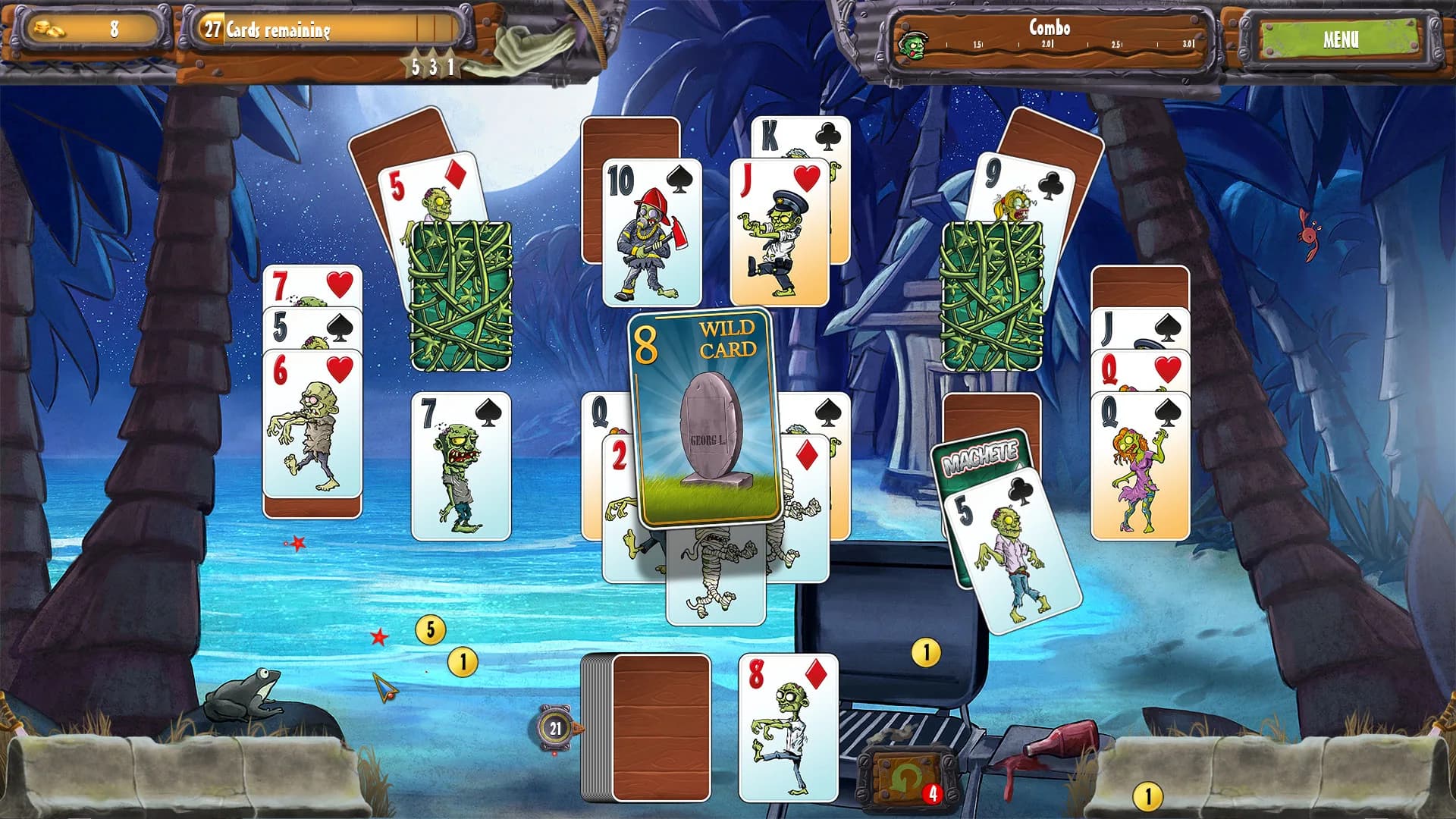 Zombie Solitaire 2 Chapter 1 görsel 3