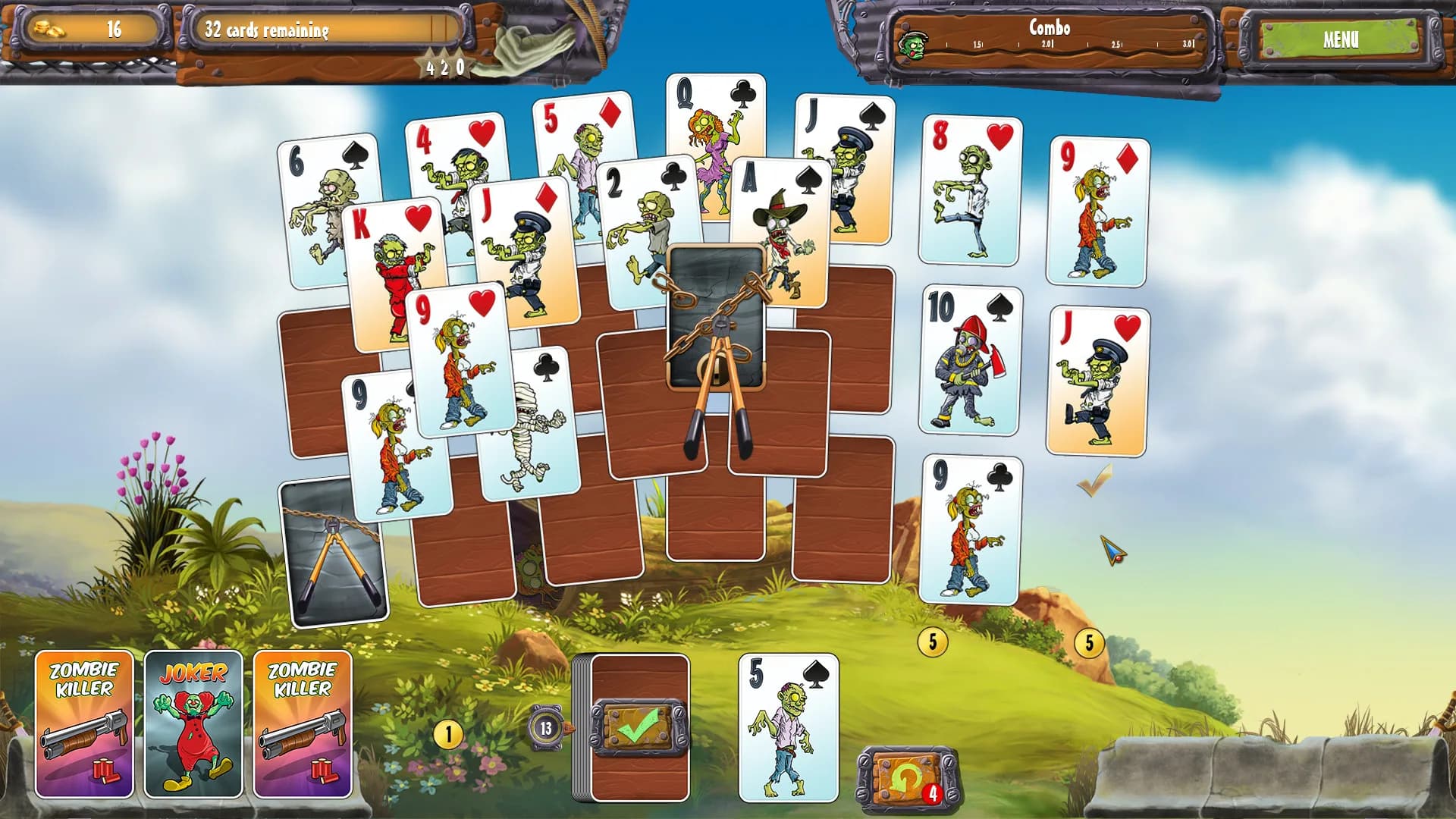 Zombie Solitaire 2 Chapter 2 görsel 2