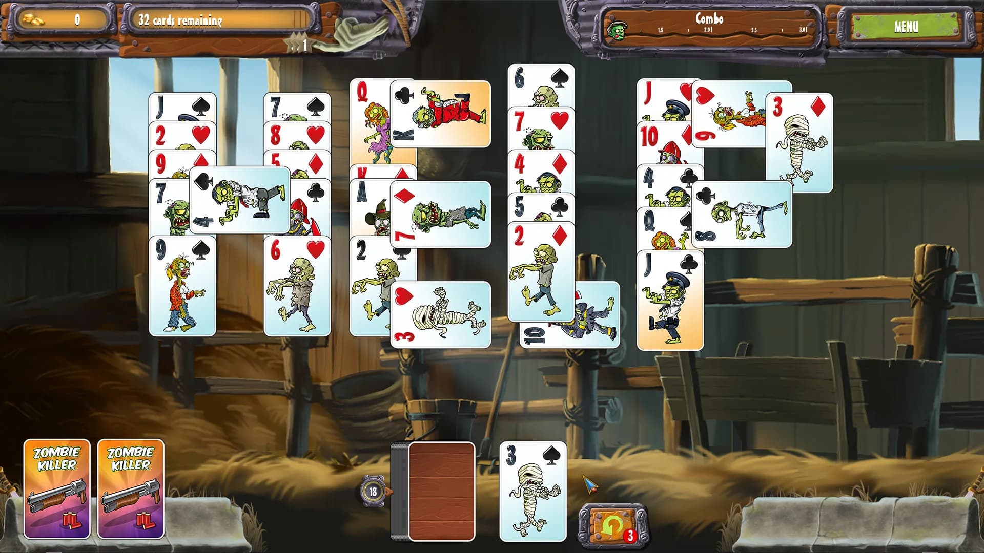 Zombie Solitaire 2 Chapter 2 görsel 4