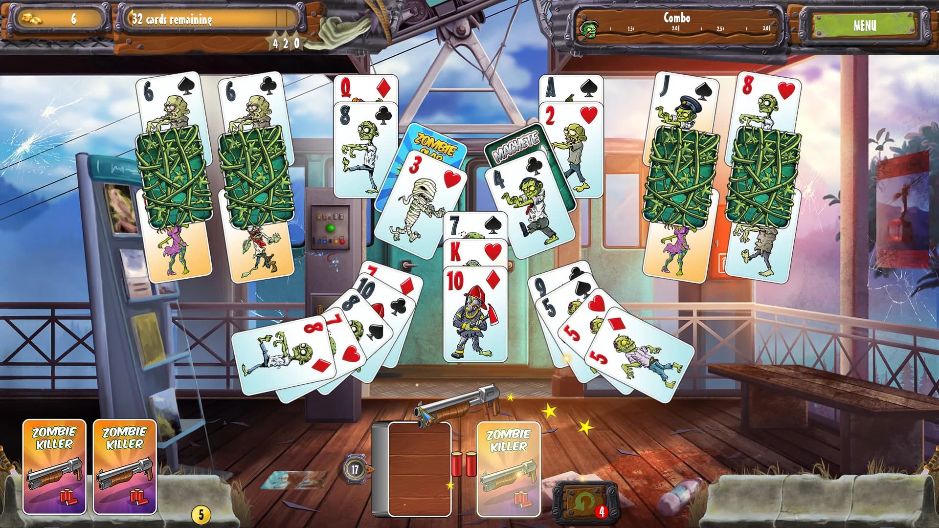 Zombie Solitaire 2 Chapter 2 görsel 9