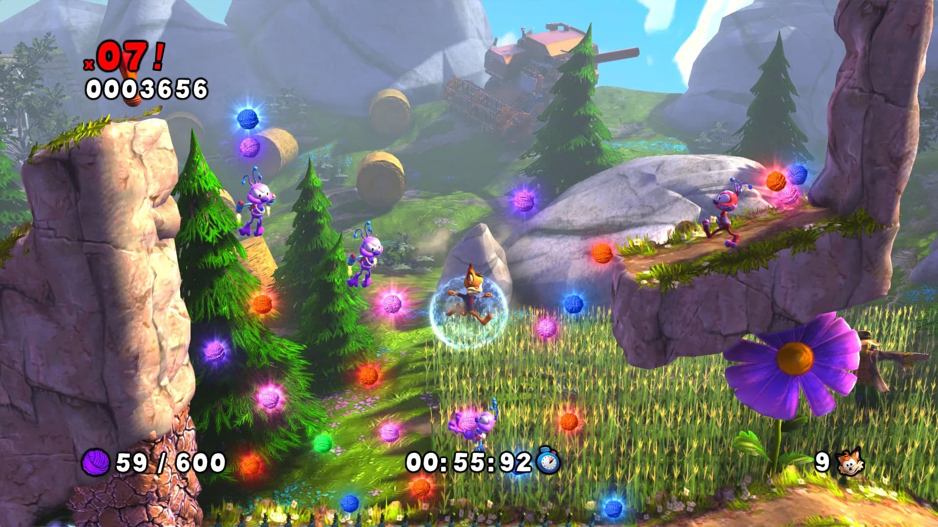 Bubsy: The Woolies Strike Back görsel 2