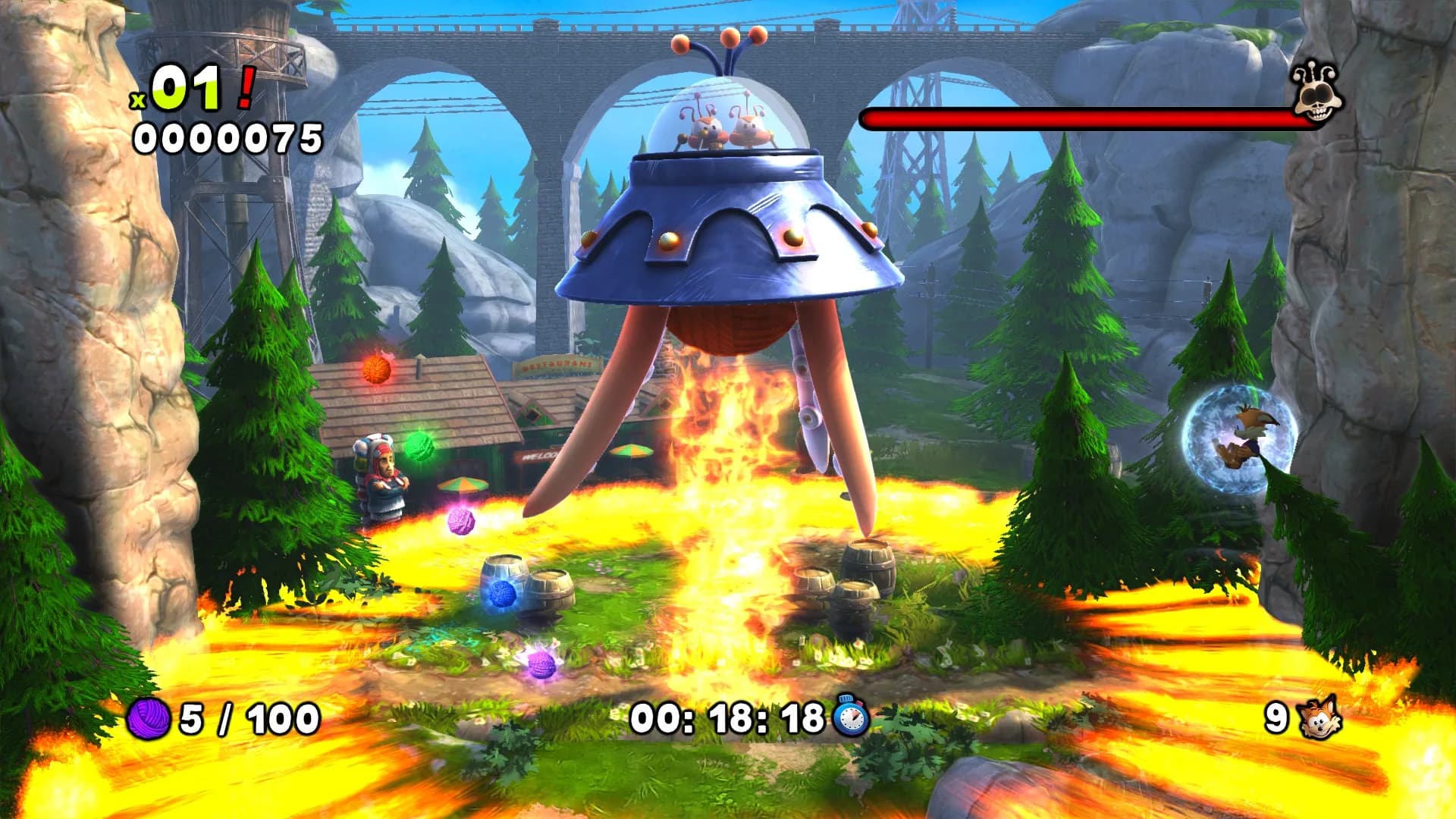Bubsy: The Woolies Strike Back görsel 9