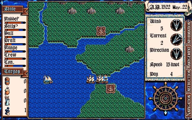 Uncharted Waters II görsel 6