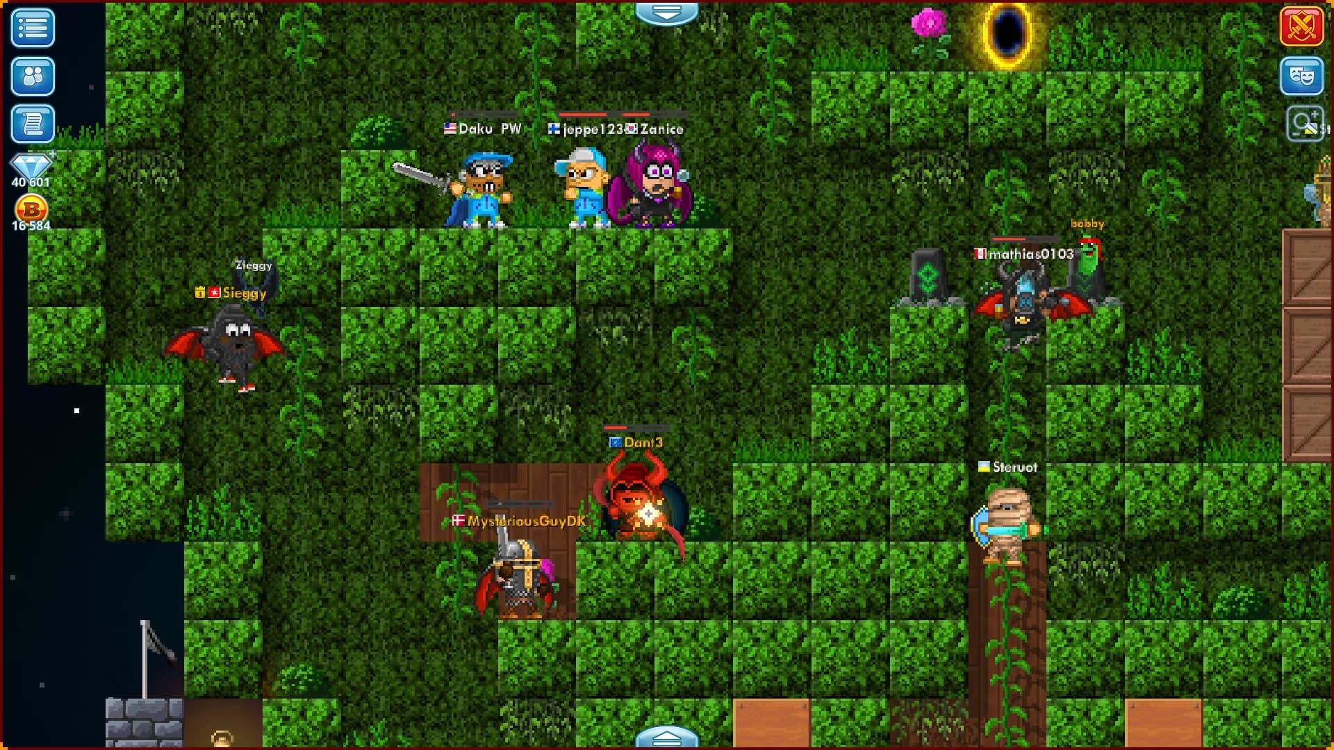 Pixel Worlds: MMO Sandbox görsel 3