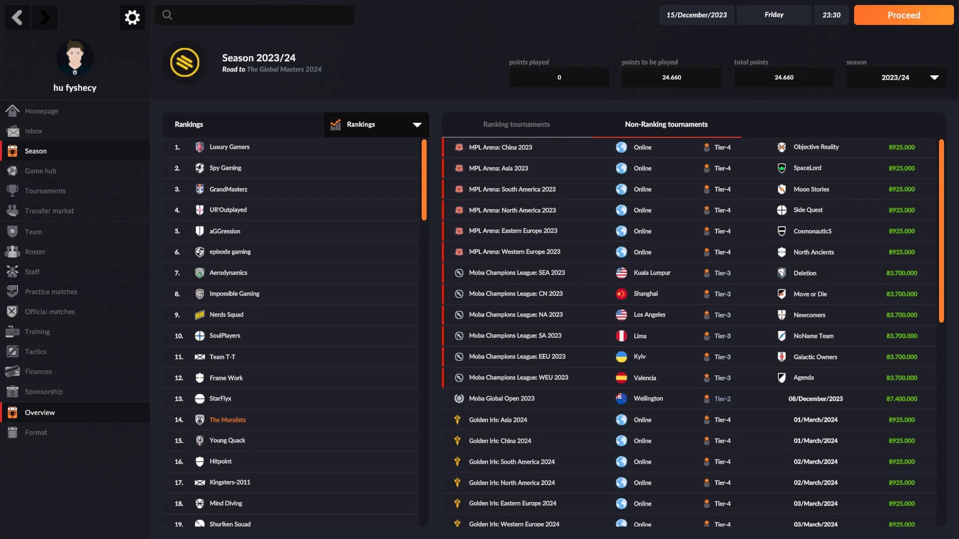 eSports Manager görsel 3