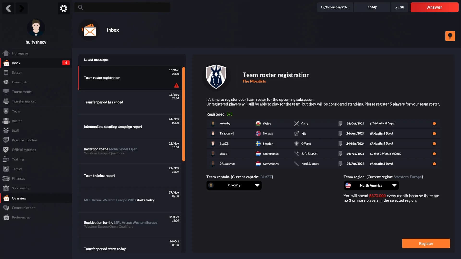 eSports Manager görsel 18