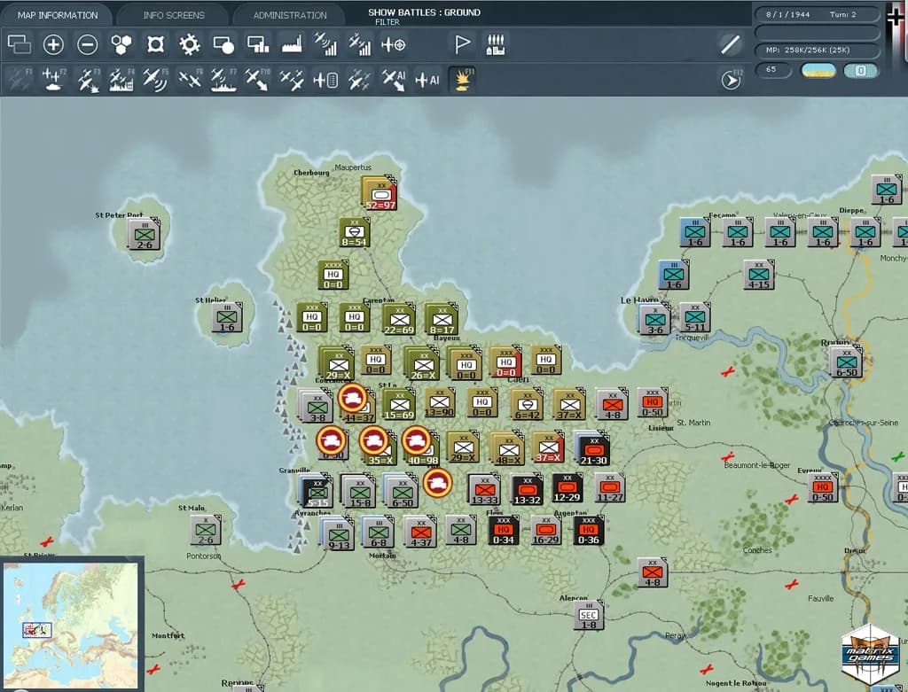 Gary Grigsby's War in the West görsel 2