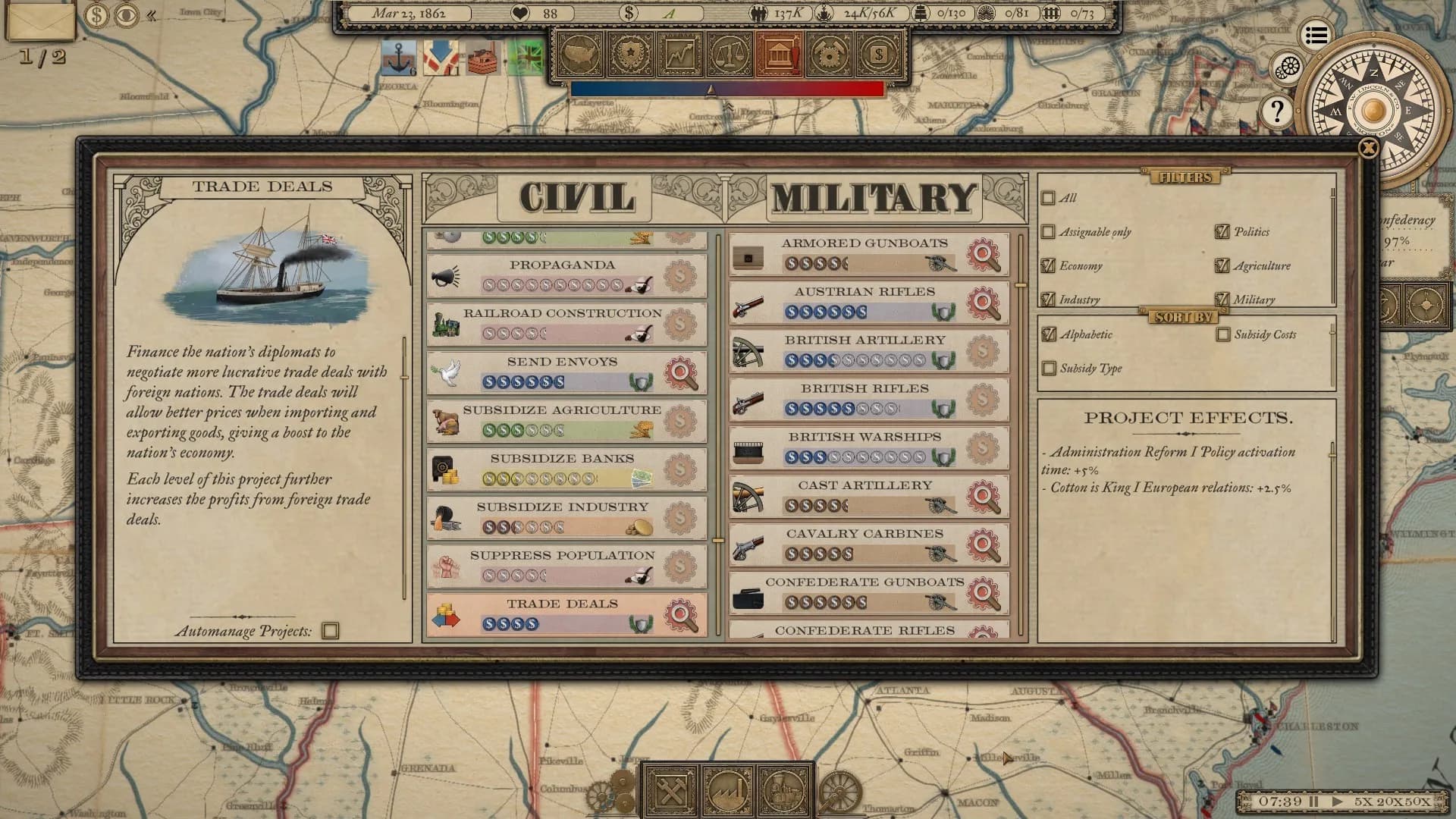 Grand Tactician: The Civil War (1861-1865) görsel 17