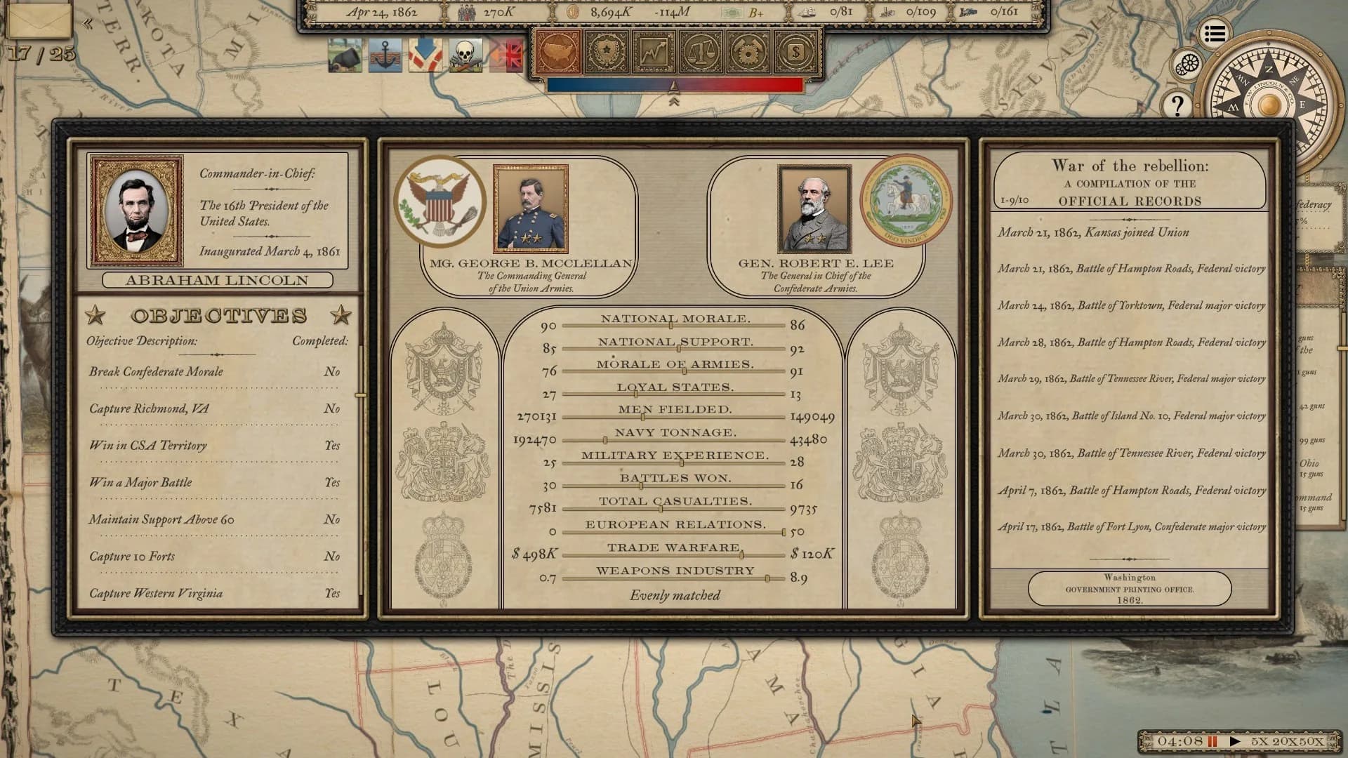 Grand Tactician: The Civil War (1861-1865) görsel 19