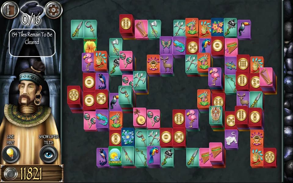 Mahjong Masters: Temple of the Ten Gods görsel 2