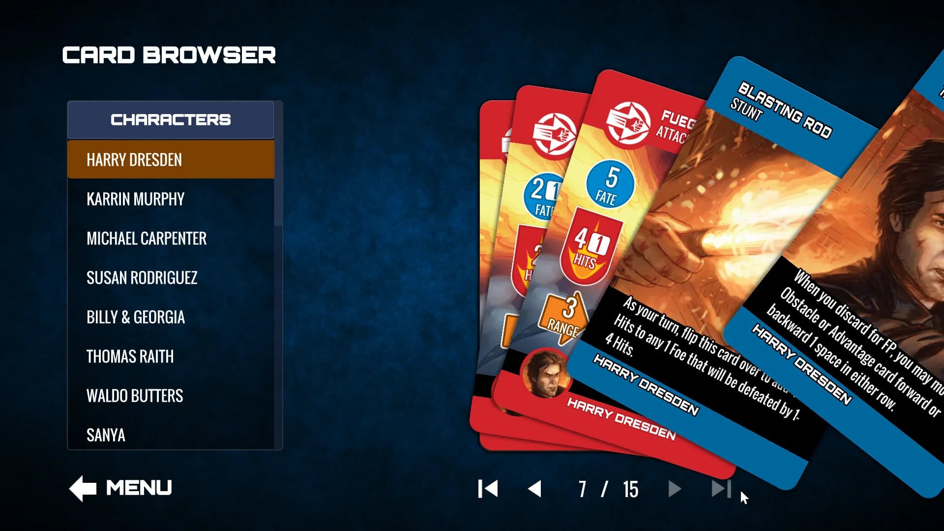 Dresden Files Cooperative Card Game görsel 6