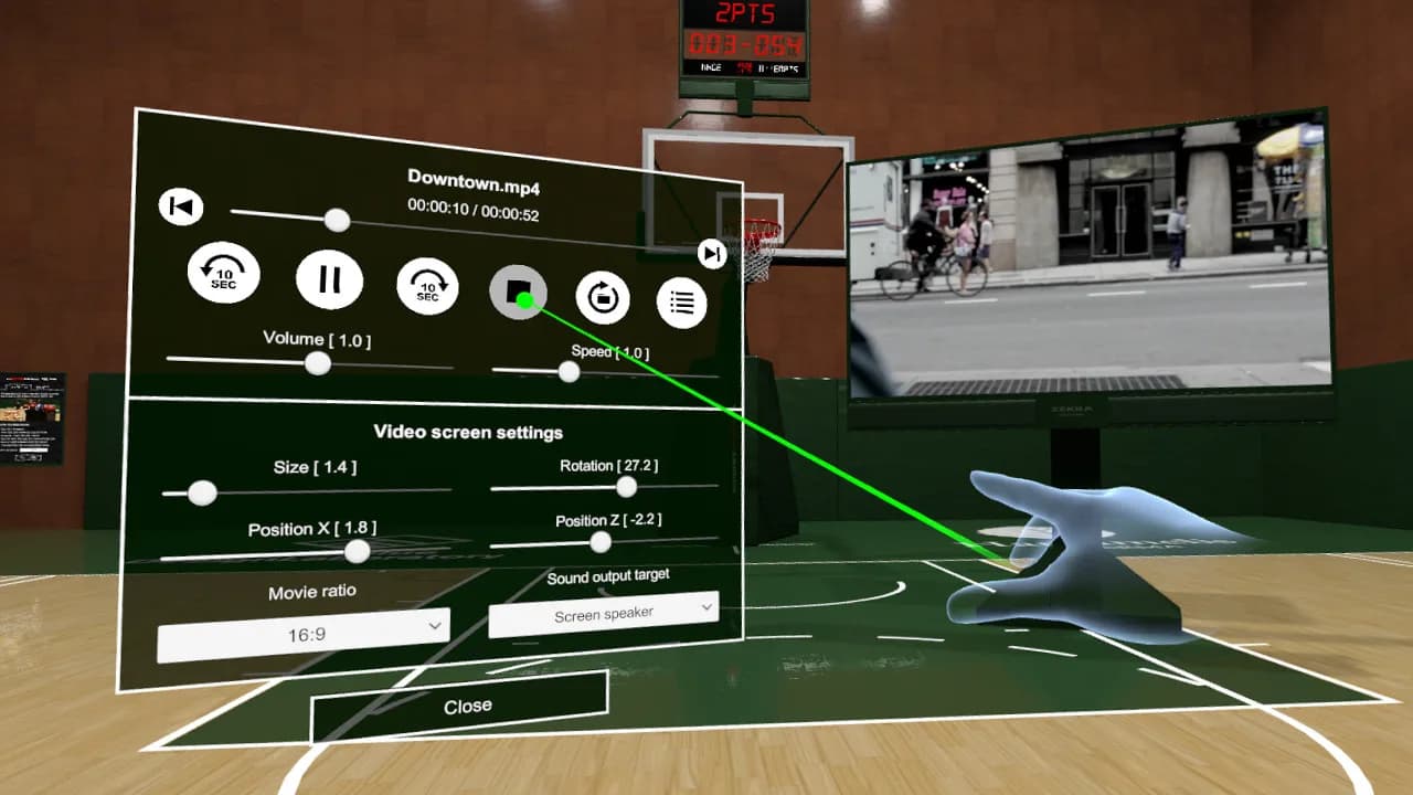 VR SHOOT AROUND - Realistic basketball simulator - görsel 6