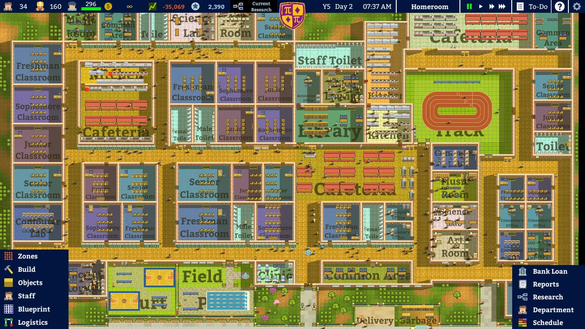 Academia : School Simulator görsel 2