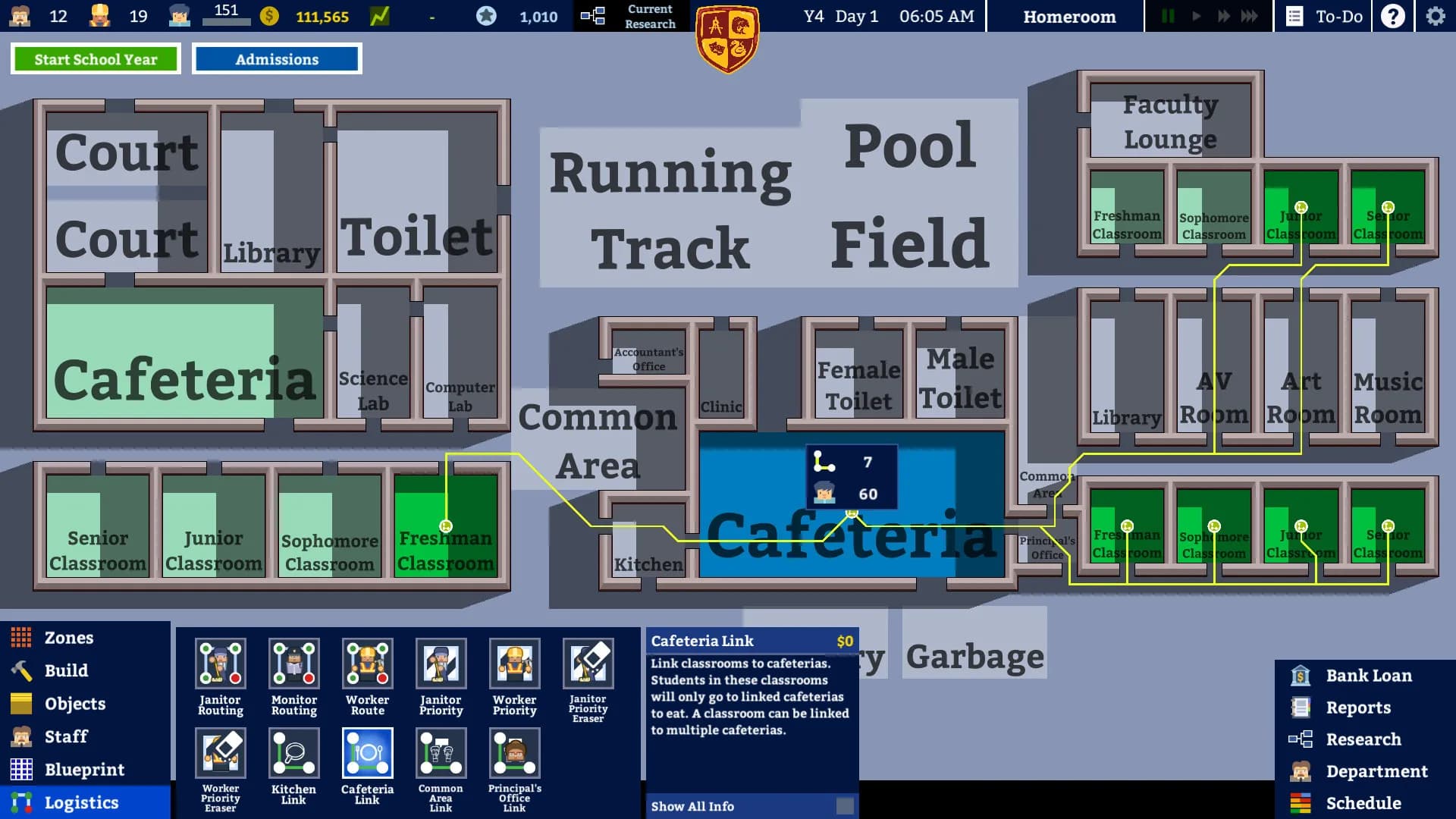 Academia : School Simulator görsel 4