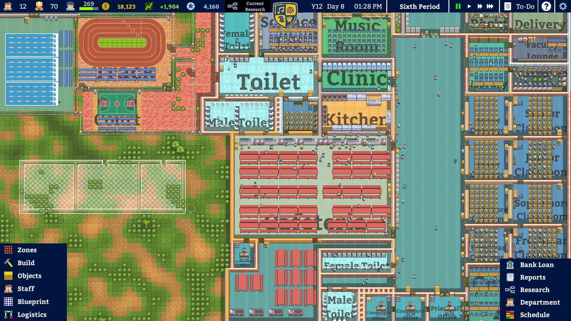 Academia : School Simulator görsel 32