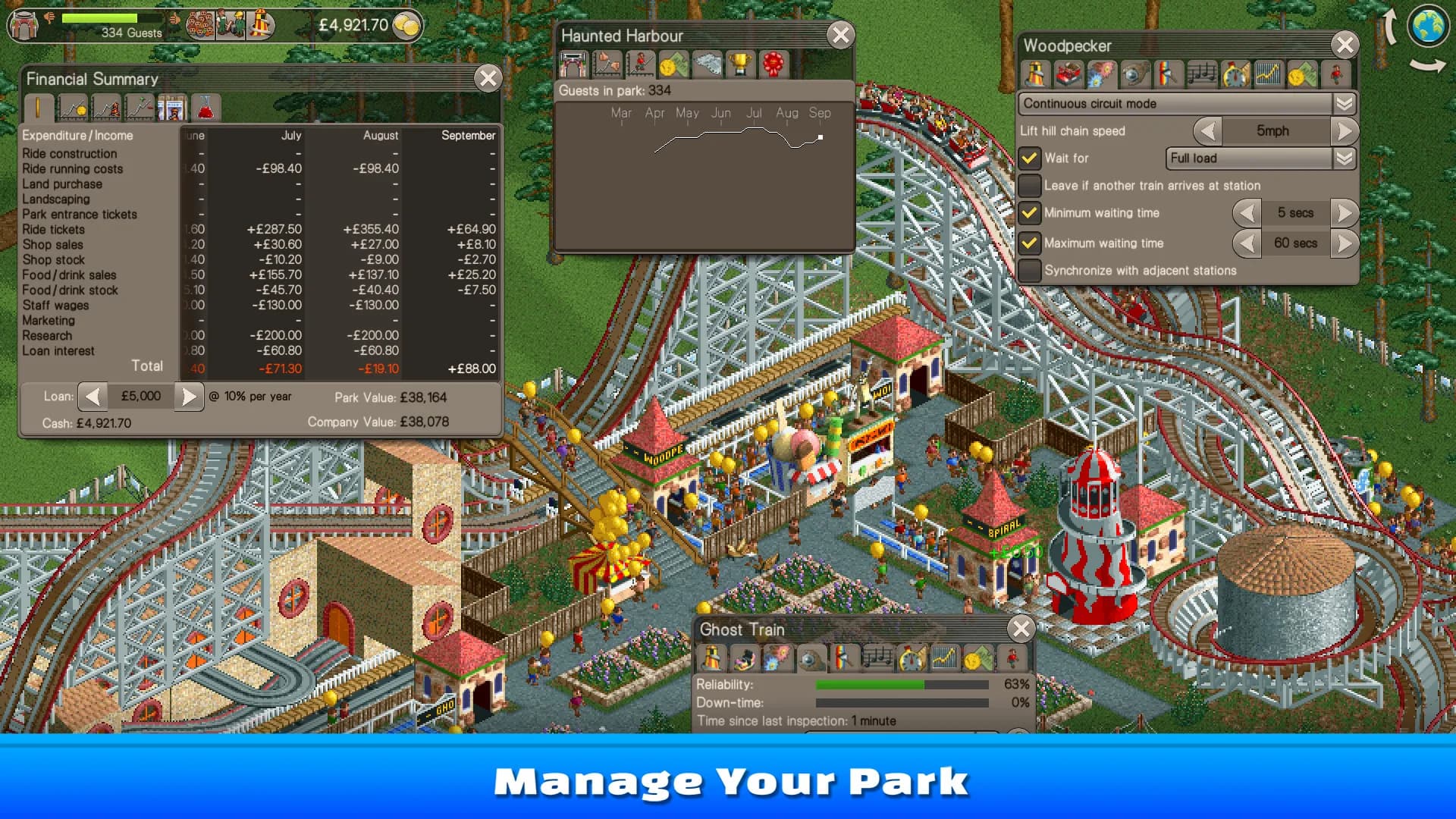 RollerCoaster Tycoon® Classic görsel 6
