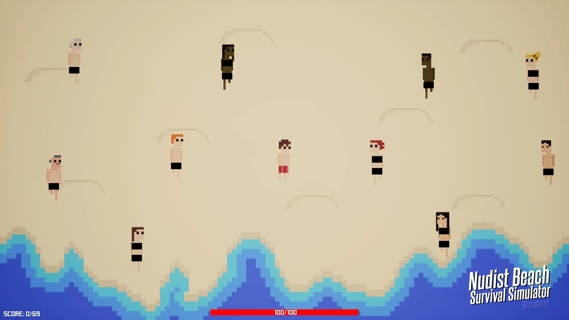 Nudist Beach Survival Simulator görsel 2