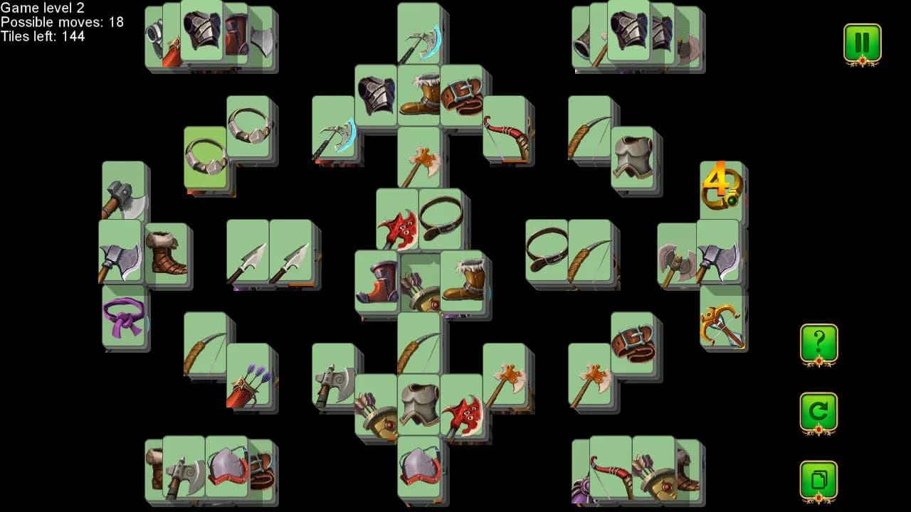 Weapon and Armor: Mahjong görsel 2