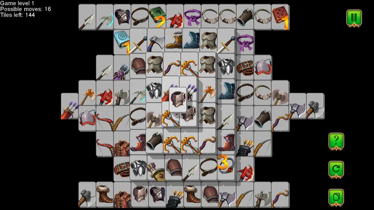 Weapon and Armor: Mahjong görsel 3