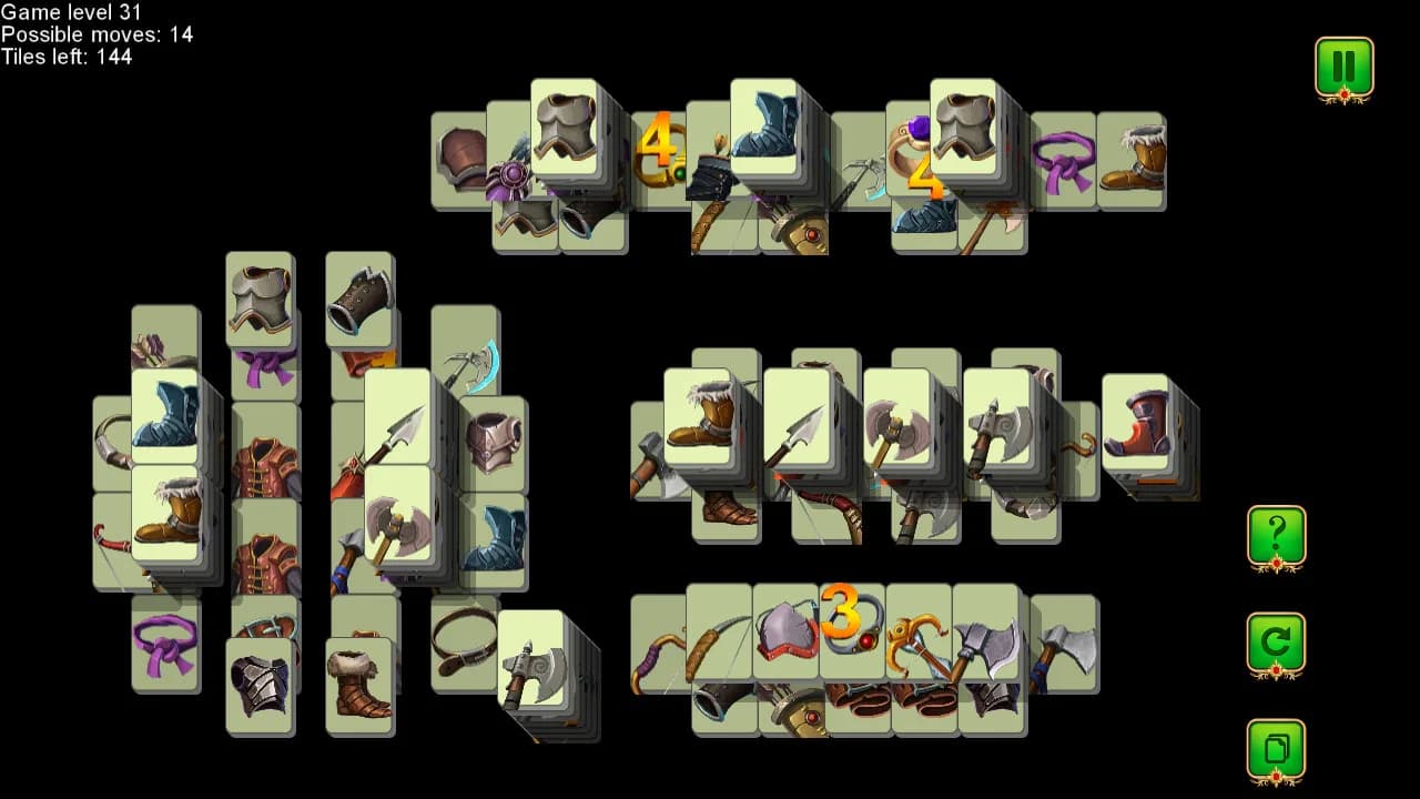 Weapon and Armor: Mahjong görsel 14