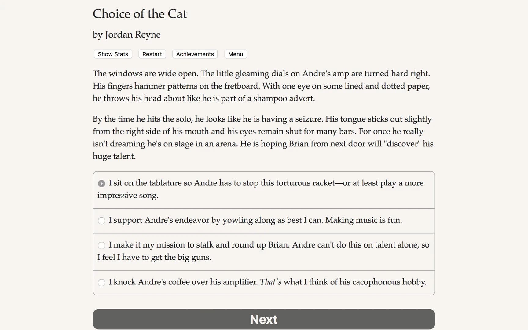 Choice of the Cat görsel 2