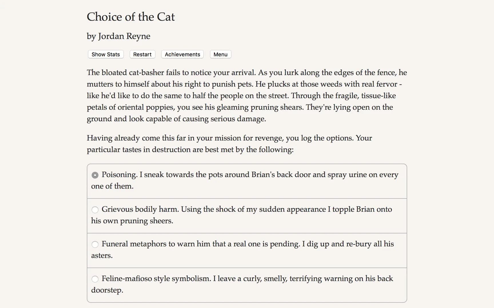 Choice of the Cat görsel 6