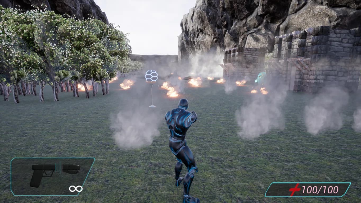 Cyborg Invasion Shooter görsel 6