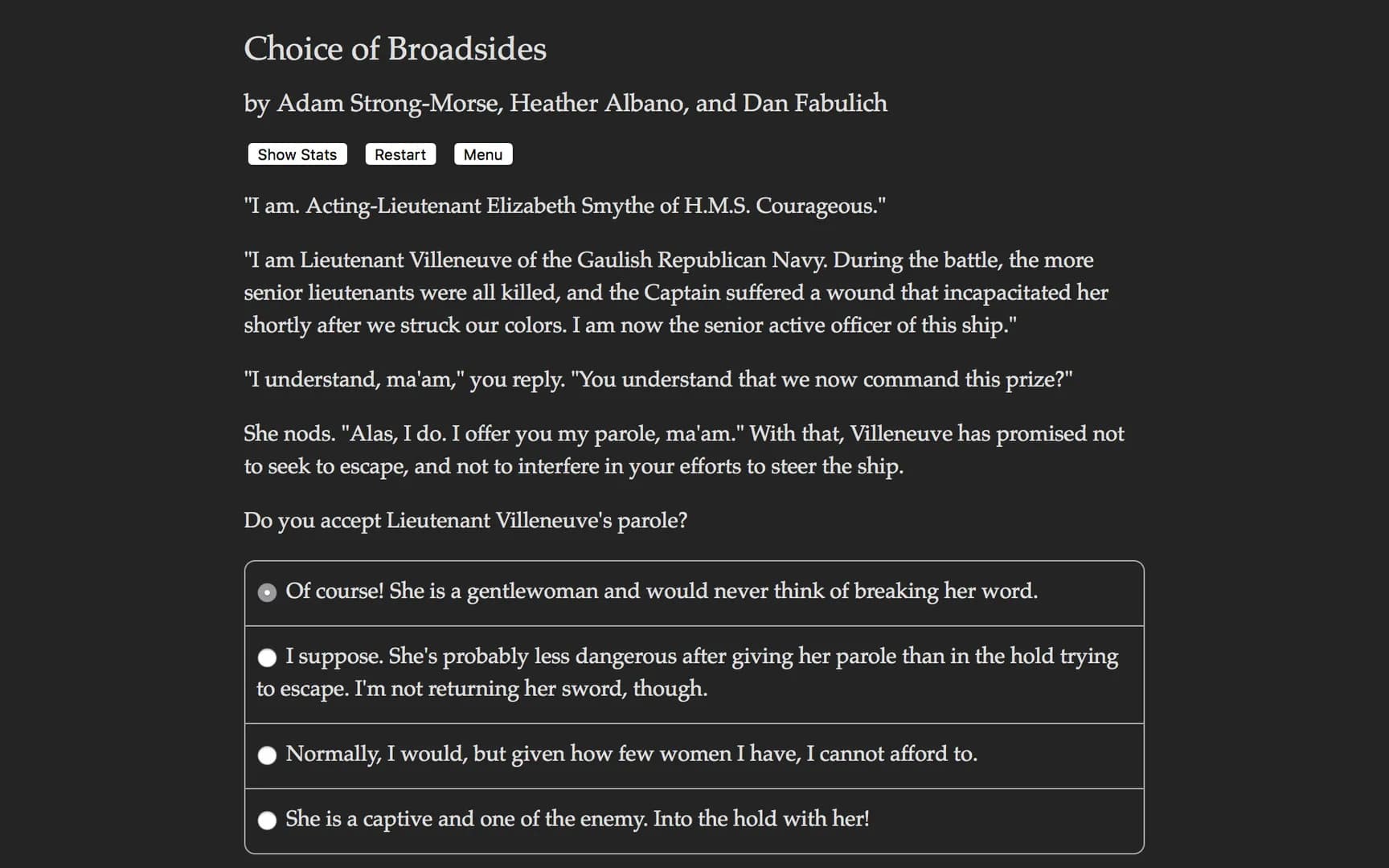 Choice of Broadsides görsel 3