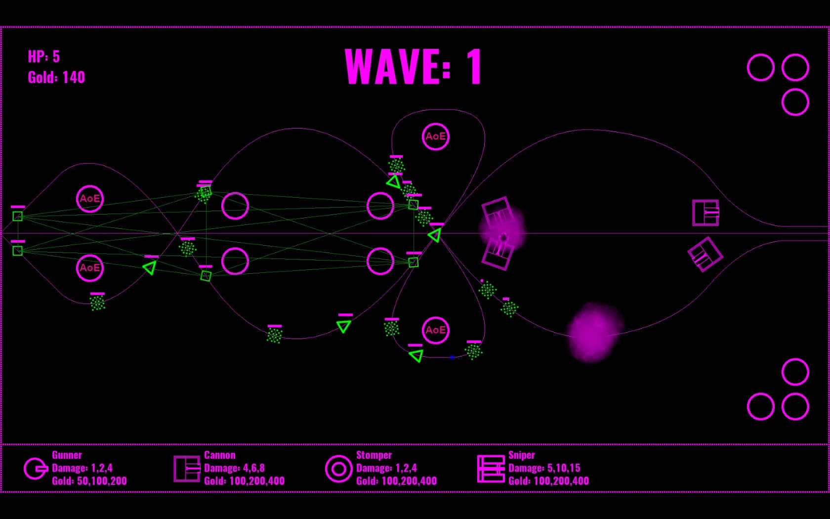 Neon Defense 1 : Pink Power görsel 2