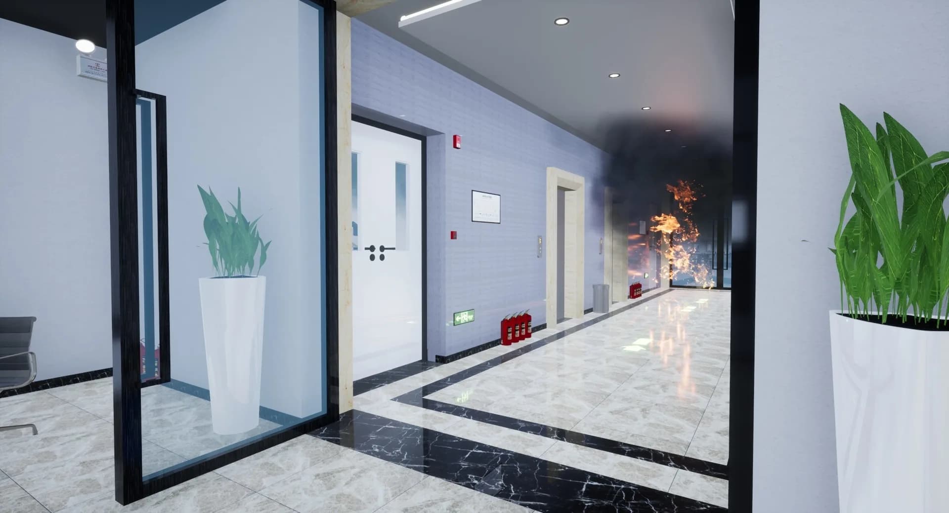 VR火灾逃生应急演练(VR fire emergency simulation system) görsel 4
