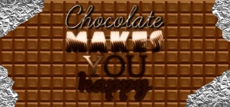 Chocolate makes you happy görsel 1