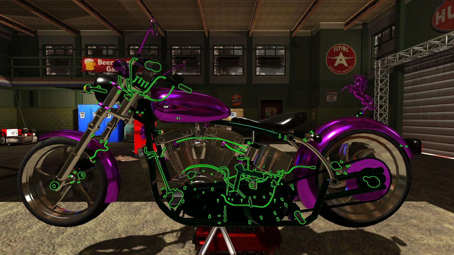 Motorbike Garage Mechanic Simulator görsel 2