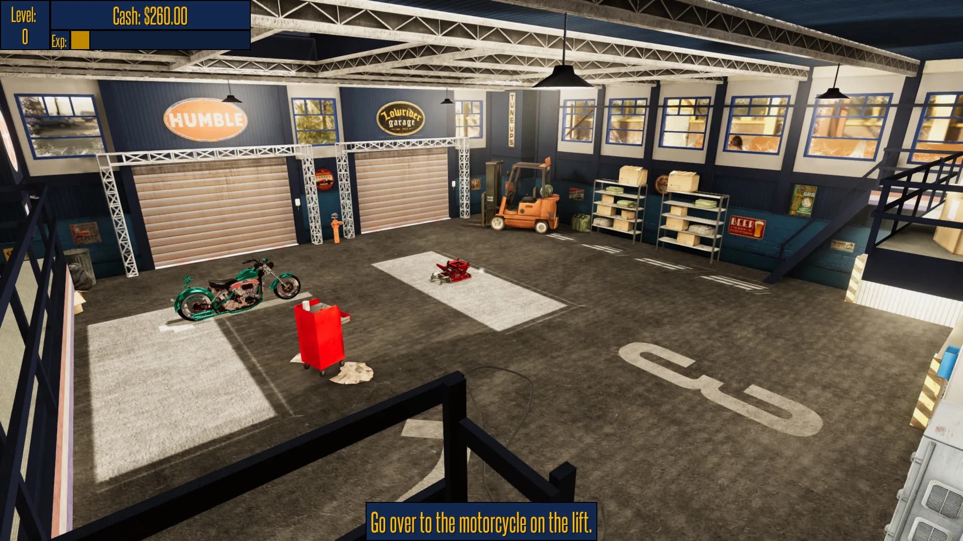 Motorbike Garage Mechanic Simulator görsel 3