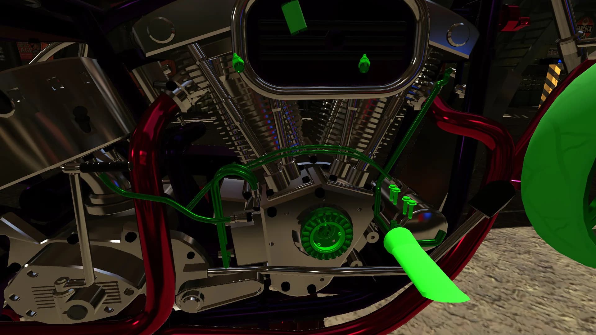 Motorbike Garage Mechanic Simulator görsel 4