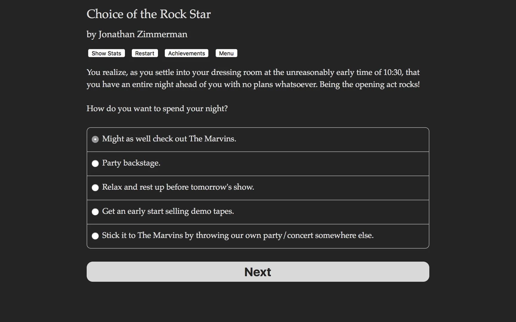 Choice of the Rock Star görsel 3